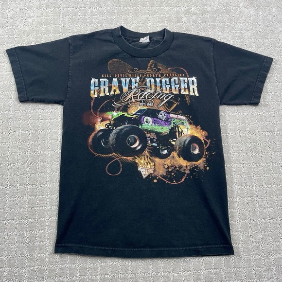 2013 Grave Digger Monster Truck Jam Racing Size Small North Carolina Y2K Tshirt - Picture 2 of 6